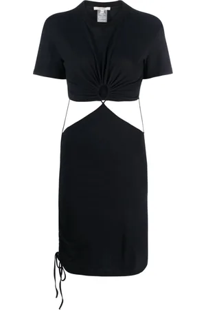 Nensi Dojaka Abito corto in stile T-shirt con cut-out