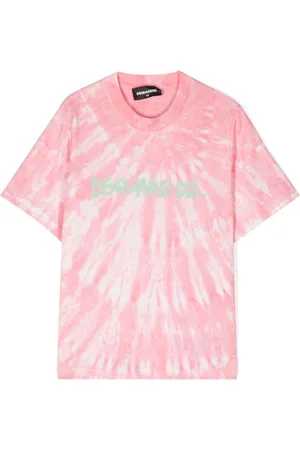 Dsquared2 T-shirt con fantasia tie dye