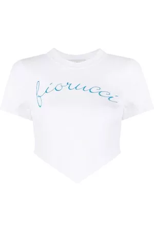Fiorucci Donna T-shirt - T-shirt crop con stampa - Nero