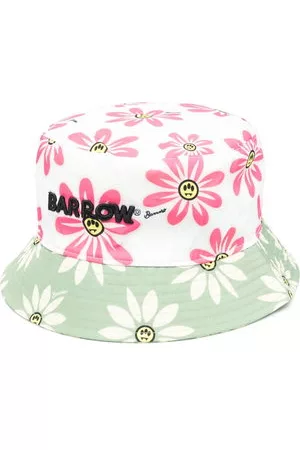 BARROW Cappelli - Cappello bucket a fiori - Bianco