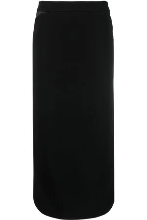 Courrèges Gonna midi a vita alta