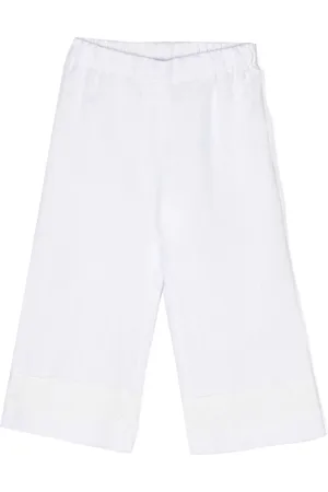 LA STUPENDERIA Pantaloni con applicazione in pizzo
