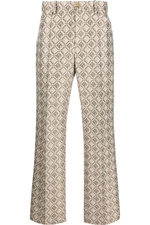 Marine Serre Pantaloni dritti Moon Diamant