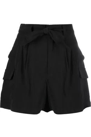 DKNY Donna Pantaloncini - Shorts con lacci - Nero
