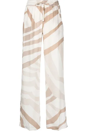 Kiton Pantaloni con stampa astratta