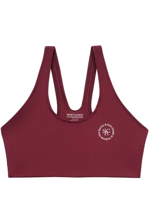 Sporty & Rich Reggiseno sportivo N.02 con stampa