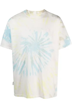 Family First T-shirt con fantasia tie-dye