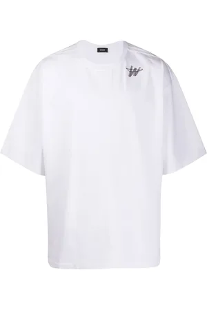 We11 Done T-shirt con stampa oversize
