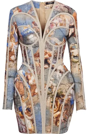 Balmain Abito con stampa