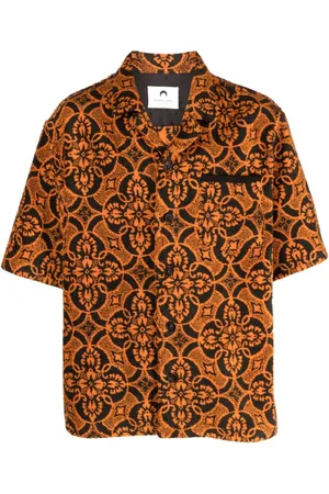 Marine Serre Camicia Oriental con stampa