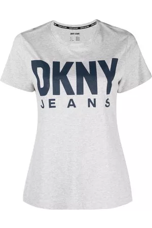 DKNY Donna T-shirt - T-shirt con stampa - Grigio