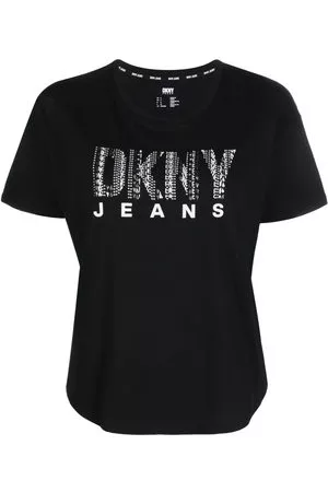 DKNY Donna T-shirt - T-shirt con stampa - Nero