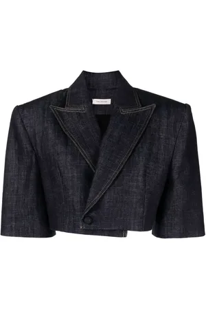 The Mannei Blazer crop Aspos in denim