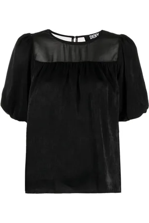 DKNY Blusa con ruches