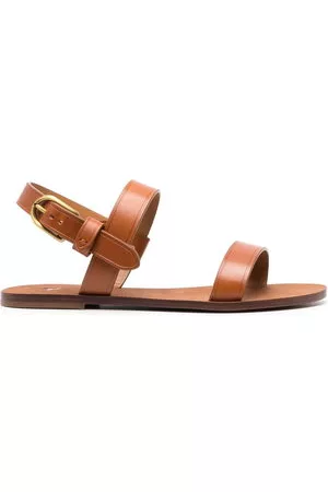 Ralph Lauren Donna Sandali - Sandali con suola piatta - Marrone