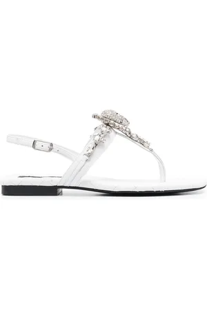 Philipp Plein Sandali con suola piatta