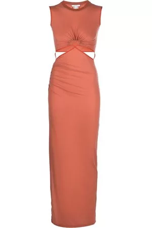 Nensi Dojaka Donna Vestiti lunghi cut out - Abito lungo con cut-out - Arancione
