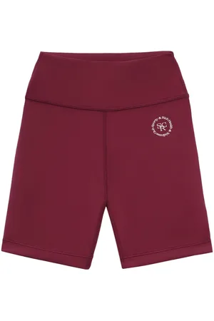 Sporty & Rich Shorts biker con stampa