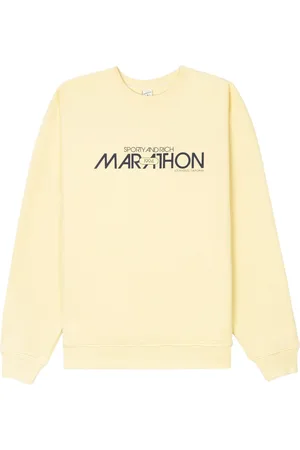 Sporty & Rich Felpa Marathon con stampa