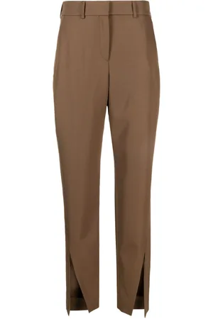 Balmain Pantaloni in lana con spacco