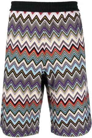 Missoni Shorts con motivo a zigzag