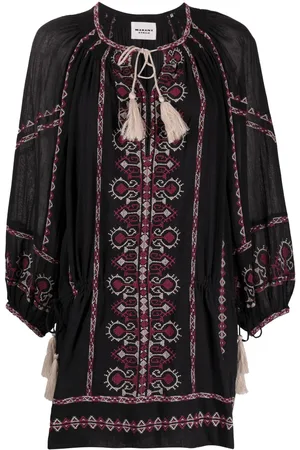 Marant Etoile Abito Parsley con ricamo