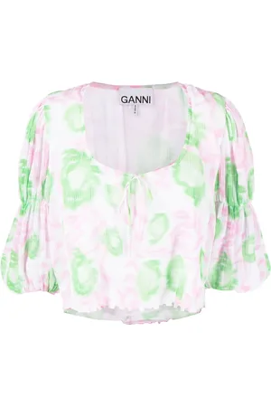 Ganni Blusa a fiori