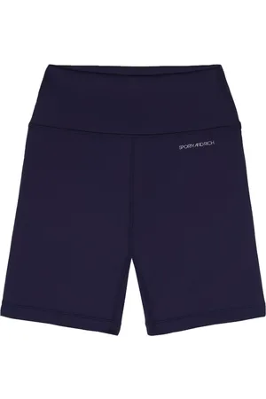 Sporty & Rich Shorts biker con stampa