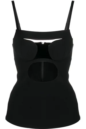 Nensi Dojaka Top con dettaglio cut-out