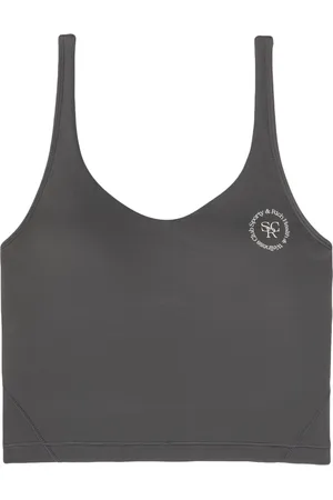 Sporty & Rich Top crop con stampa