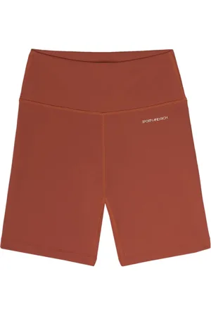 Sporty & Rich Shorts biker con stampa