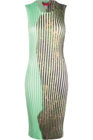 ECKHAUS LATTA Abito midi con stampa grafica