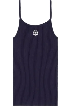 Sporty & Rich Canotta a coste con applicazione