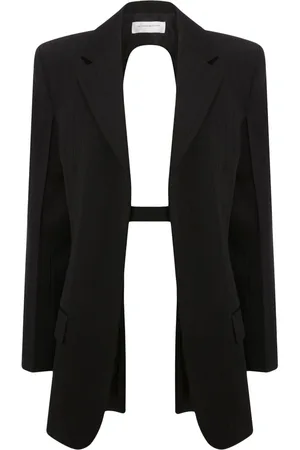 Victoria Beckham Blazer monopetto con apertura sul retro