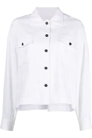 LORENA ANTONIAZZI Camicia denim con tasche