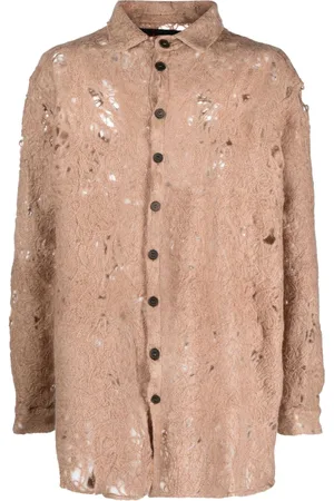 Vitelli Camicia a maniche lunghe con taglio a vivo