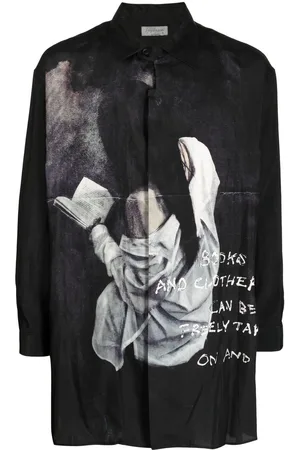 YOHJI YAMAMOTO Camicia con stampa