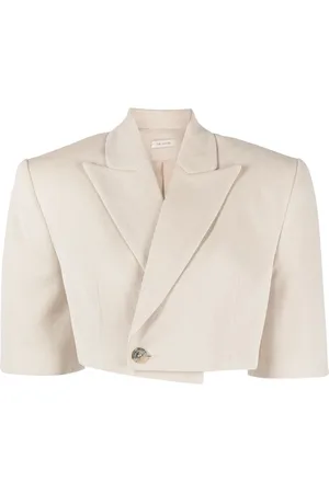 The Mannei Blazer crop Wjosa a maniche corte