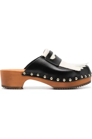 JEJIA Mules con frange 45mm