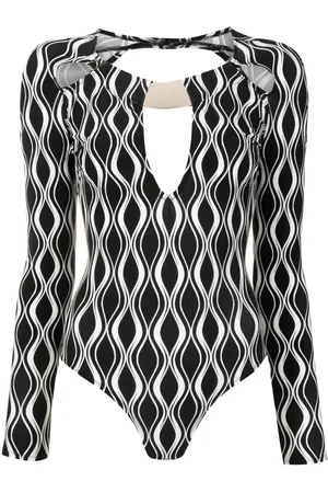 AMIR SLAMA Body con dettaglio cut-out
