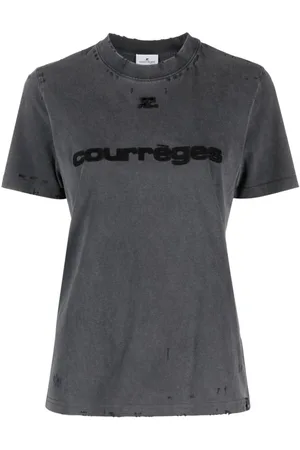 Courrèges T-shirt con applicazione