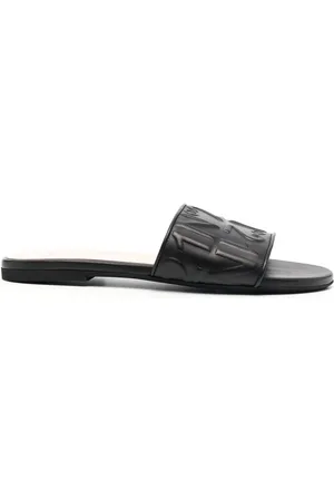 Nº21 Sandali slides con logo goffrato