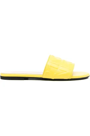 Nº21 Sandali slides con logo goffrato