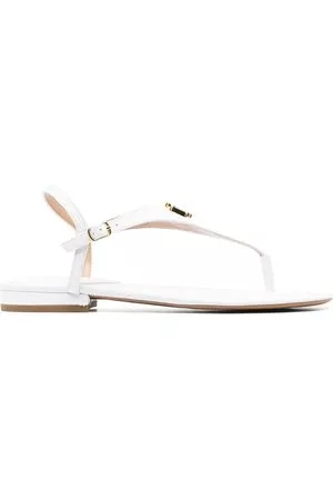 Ralph Lauren Donna Sandali - Sandali Ellington con logo - Bianco