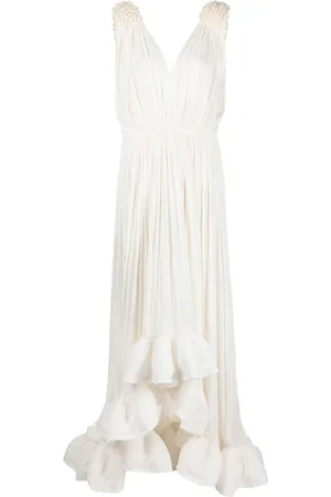 Lanvin Abito smanicato con ruches