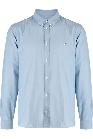 Maison Kitsuné Camicia con ricamo