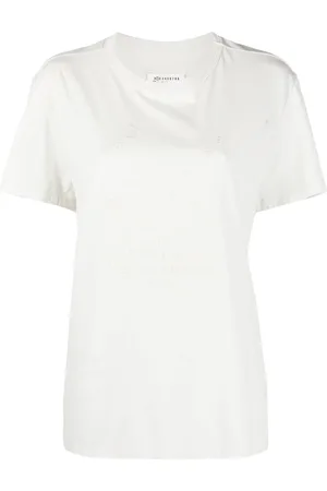 Maison Margiela T-shirt con ricamo Numbers