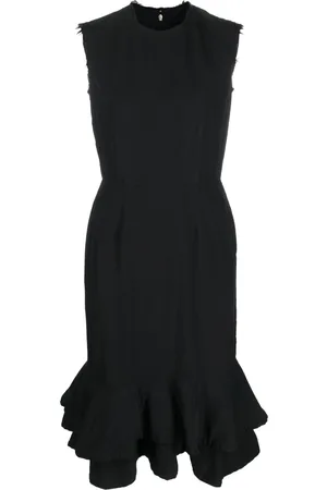 Comme des Garçons Abito midi smanicato con ruches