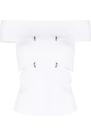 Alexander McQueen Top con dettaglio cut-out
