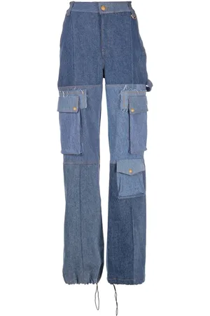 Marine Serre Jeans a vita alta
